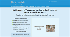 Desktop Screenshot of kingdomofpets.com